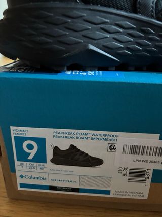Zapatillas Columbia Waterproof Talla 40