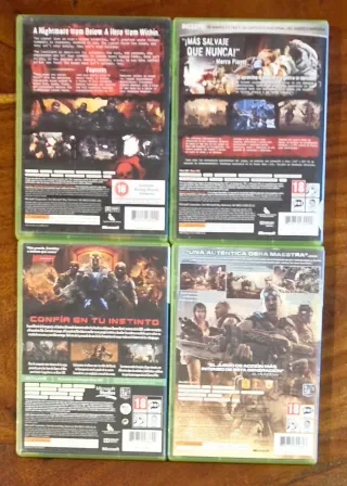 🇪🇦 Lote 4 Juegos Xbox 360 Gears of War