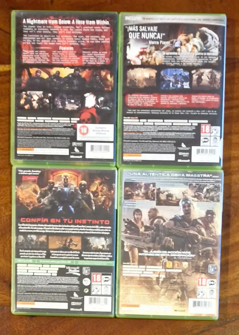 🇪🇦 Lote 4 Juegos Xbox 360 Gears of War afbeelding 2