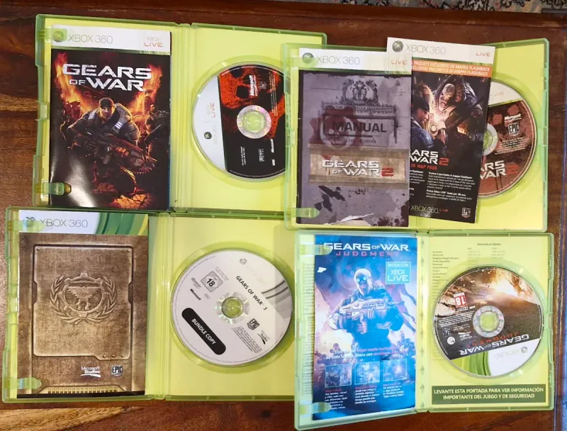 🇪🇦 Lote 4 Juegos Xbox 360 Gears of War afbeelding 3