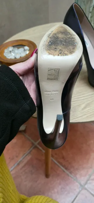 Scarpe Miu Miu Blu Taglia 40