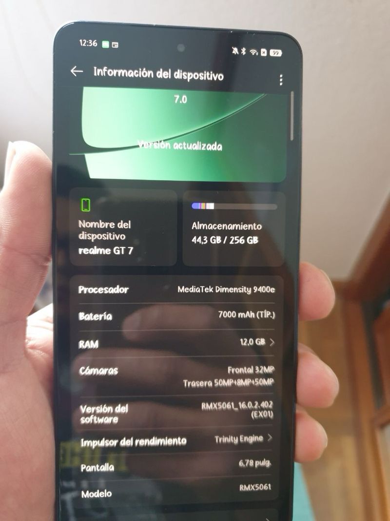 Realme GT7 12gb de ram afbeelding 6