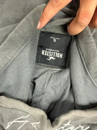 ¡¡OFERTA!! Talla XL Sudadera Hollister Gris