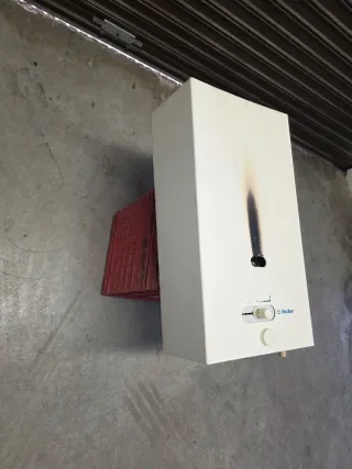 Calentador de gas butano