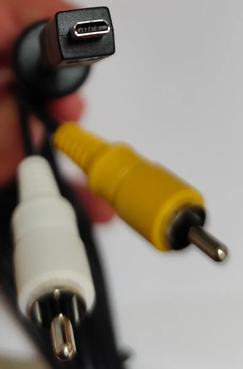 Cable Mini USB a RCA afbeelding 2