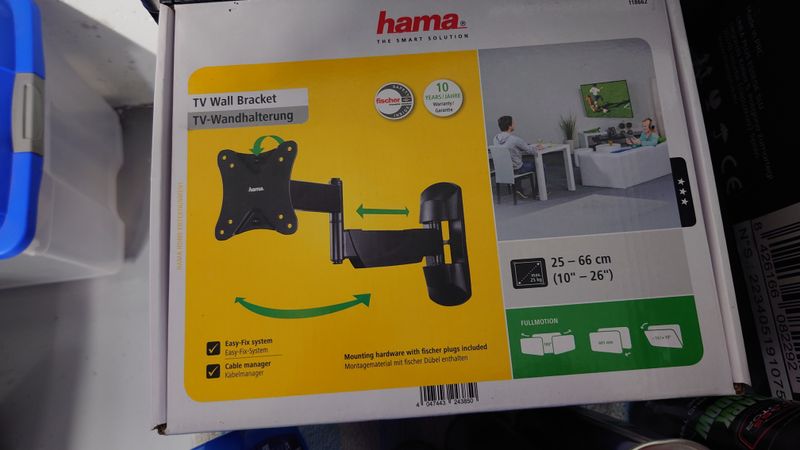 2 Soportes TV Hama 25-66 cm (10-26) afbeelding 2