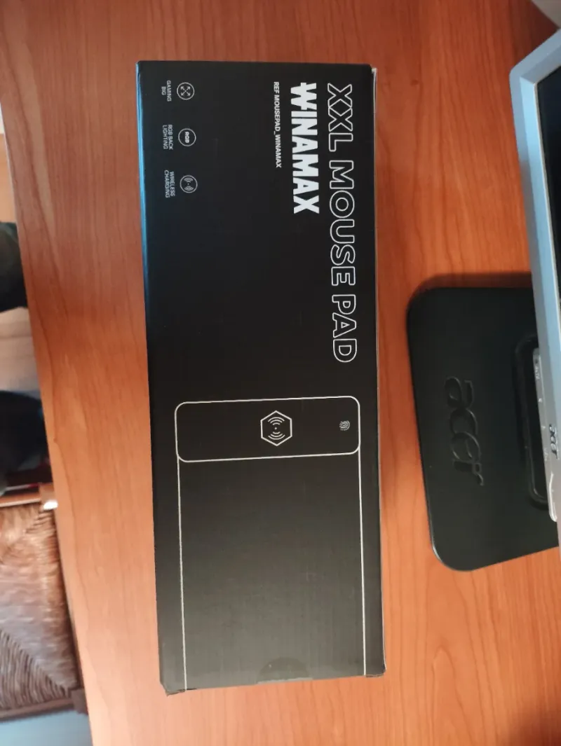 Alfombrilla Ratón XXL WINAMAX RGB Carga Inalámbric