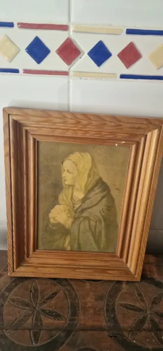 Cuadro antiguo mujer