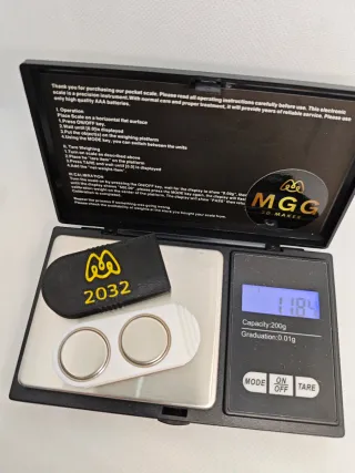 Funda transporte para 2 baterías CR2032