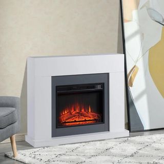 Marco para Chimenea Eléctrica Nuevo Blanco