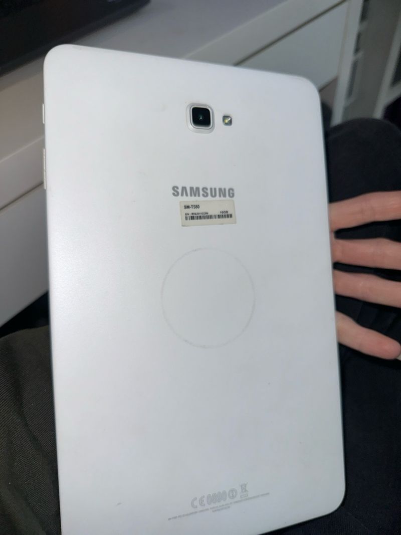 Samsung T580 Tablet Blanca afbeelding 5