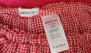 Falda pantalón cuadros Brownie