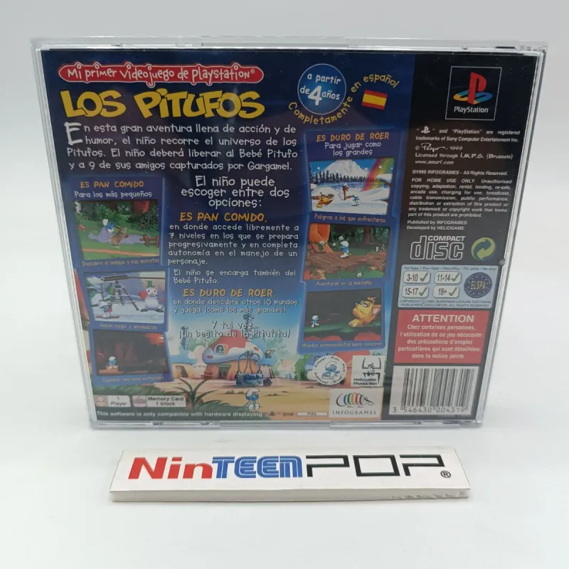 Los Pitufos Sony PlayStation afbeelding 3