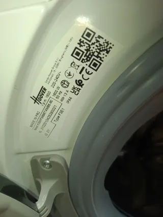 Lavadora Hoover 9Kg 250€