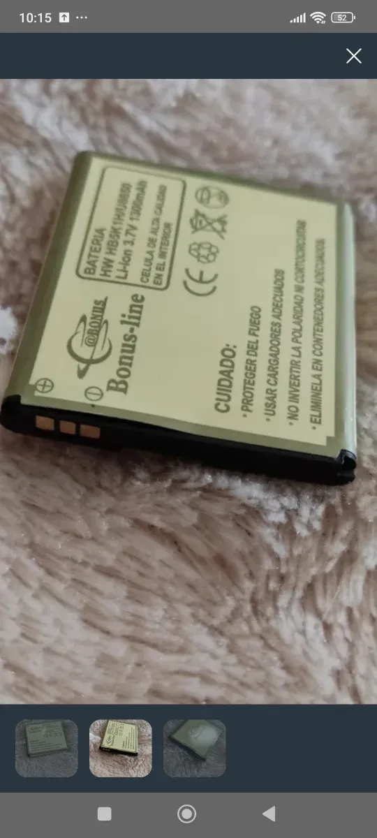 Batería Bonus-line HW HB5K1H/U8650 1300mAh afbeelding 2