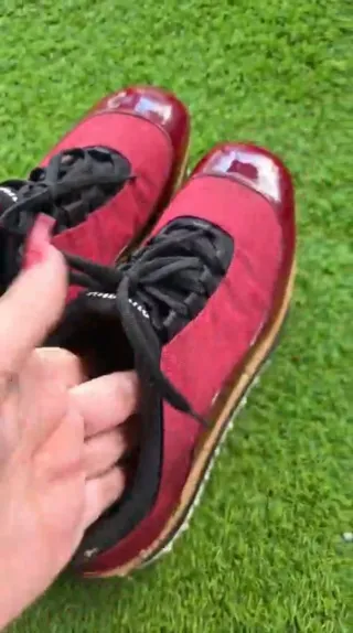 Sneakers Miu Miu Bordeaux Originali