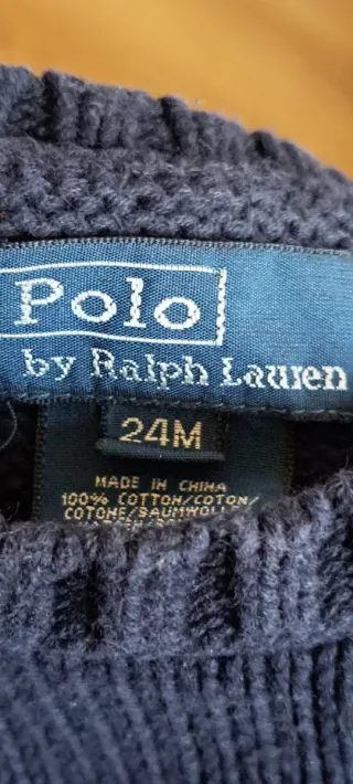 Jersey niño azul marino