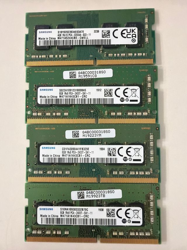 Modulos RAM varios