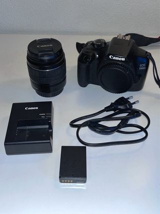 Cámara Canon EOS 1300D Réflex + Accesorios