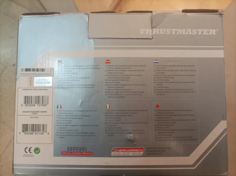 Volante Thrustmaster Ferrari PS2/PS One afbeelding 4