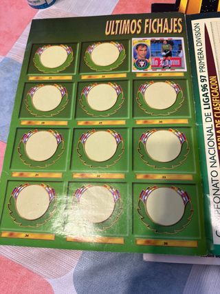 Album Cromos Liga 96/97