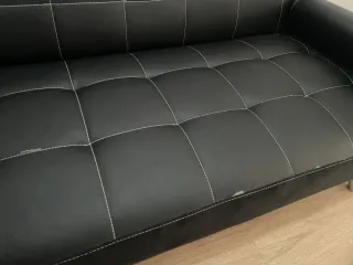 Sofá-Cama Negro Buen estado