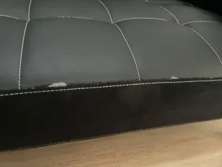 Sofá-Cama Negro Buen estado