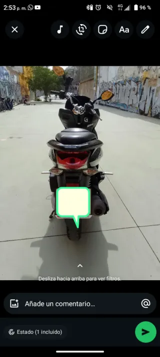 Honda PCX 125 2011 Negra