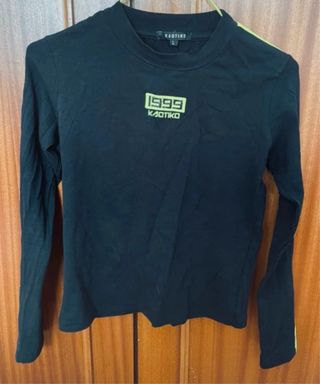 Camiseta KAOTIKO manga larga negra Talla L