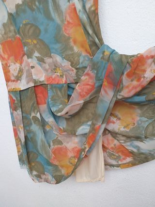 Vestido Kina Fernández Estampado Floral Talla XL