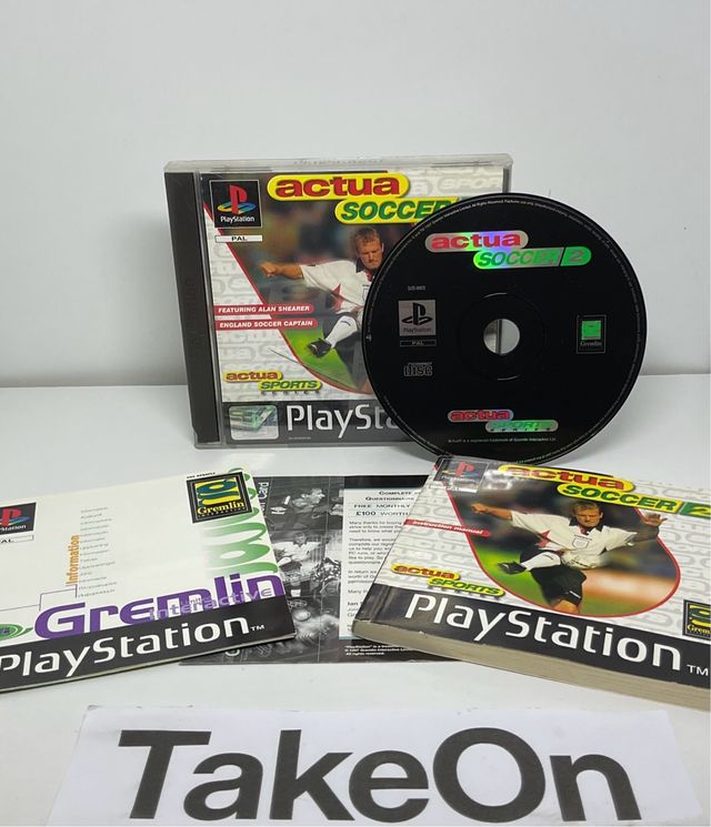 Actua Soccer 2 PlayStation PAL
