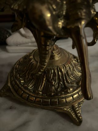 Pareja Candelabros Bronce antiguos