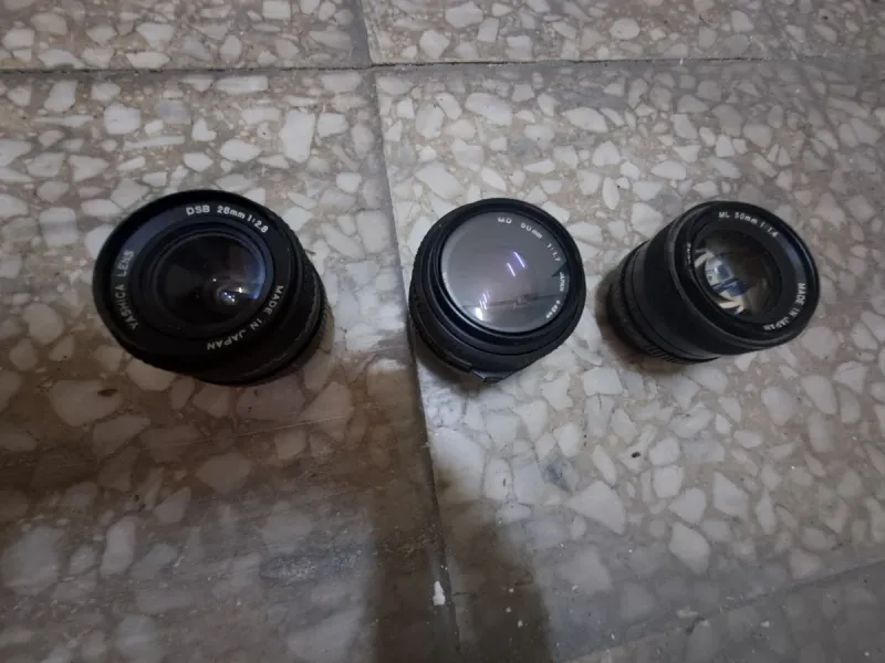 2 Cámaras Yashica + 3 Objetivos + 2 Filtros afbeelding 4