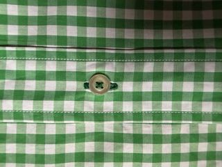 Camisa Delsiena 1953 cuadros vichy verde