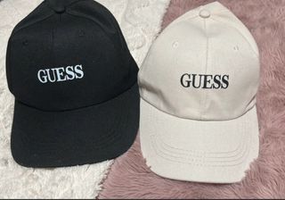 Gorras Guess Beige y Negra
