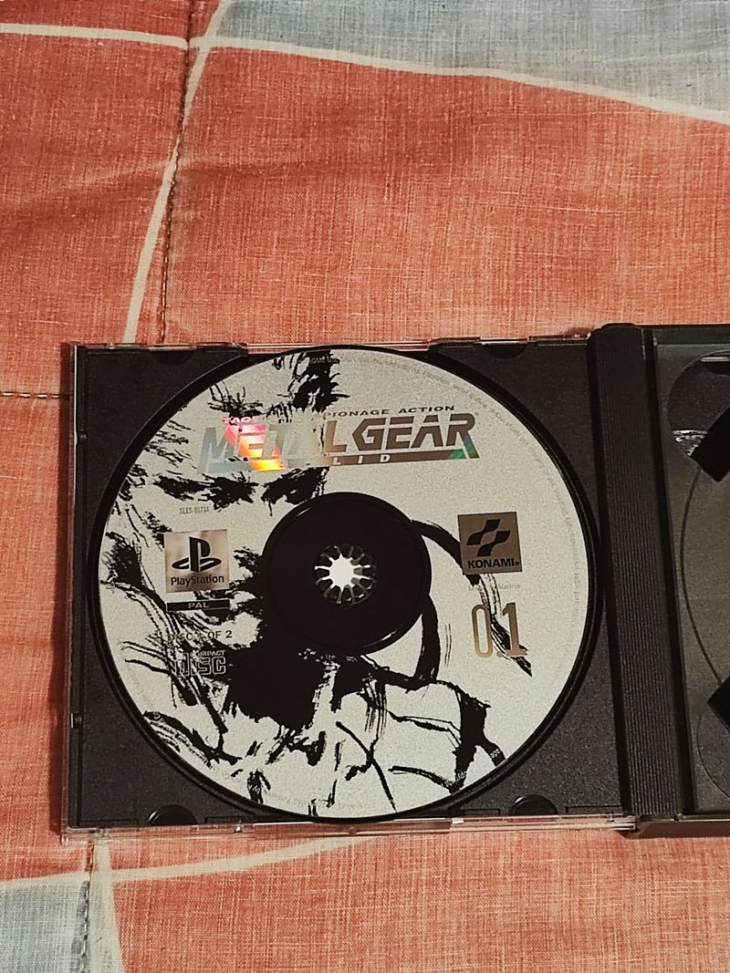 Metal Gear Solid PS1 PAL Konami afbeelding 3