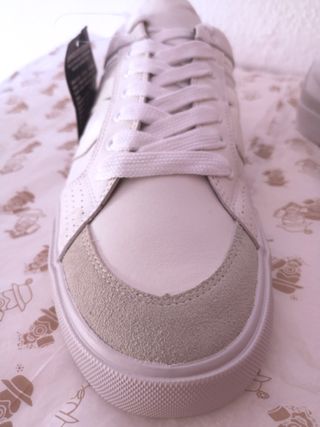 Zapatillas Nanny State Piel Blancas Talla 45