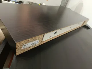 Mensola LACK Ikea nera 59x26x5