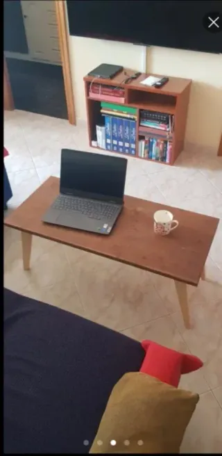 Mesa de madera rústoca