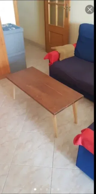 Mesa de madera rústoca