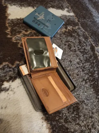 Cartera Fossil Traveler Marrón