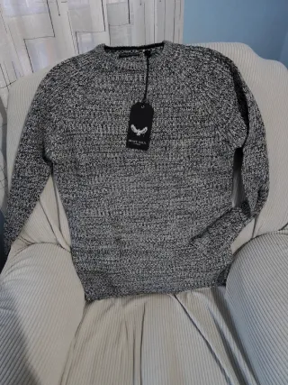 Jersey BRAVE SOUL Negro/Gris