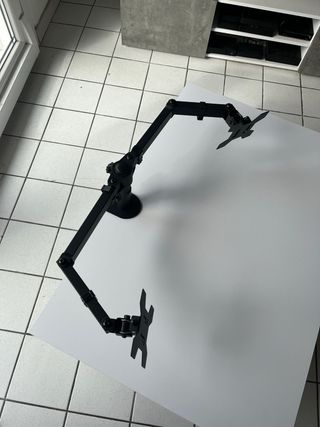 Soporte Metálico Doble Monitor