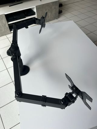 Soporte Metálico Doble Monitor