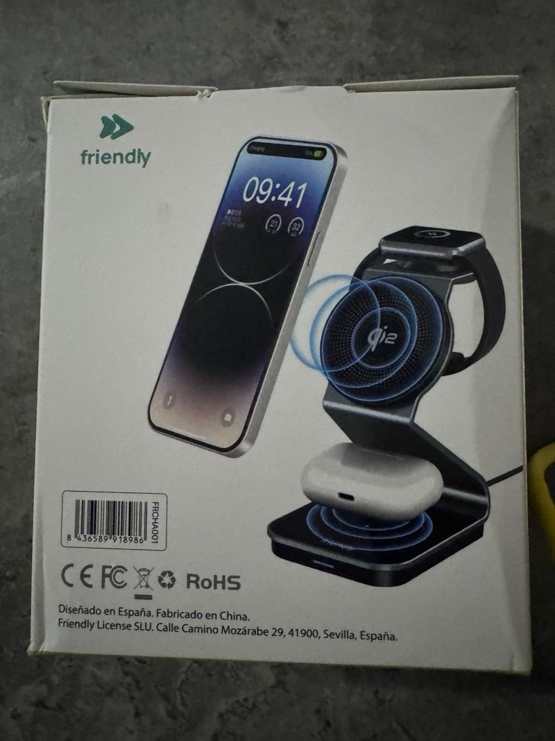 Cargador Inalámbrico 3 en 1 Qi afbeelding 2