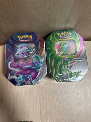 Lata Pokémon Ferroverdor o Ondulagua EX Español