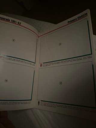 Liga 91/92 Cromos Gigantes AS album
