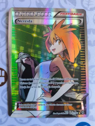 Carta Pokemon Entrenador Nereida Partidario