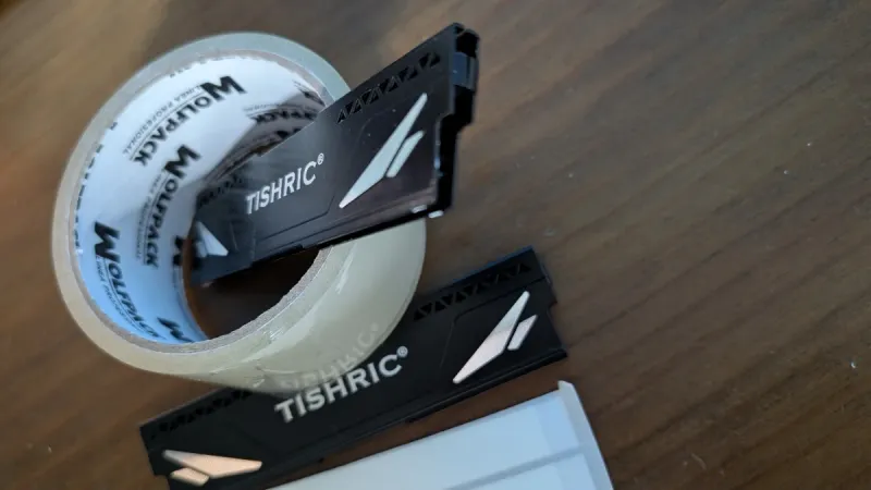 Pareja Disipadores TISHRIC Negro Ram Ddr3, 4 y  5 afbeelding 3