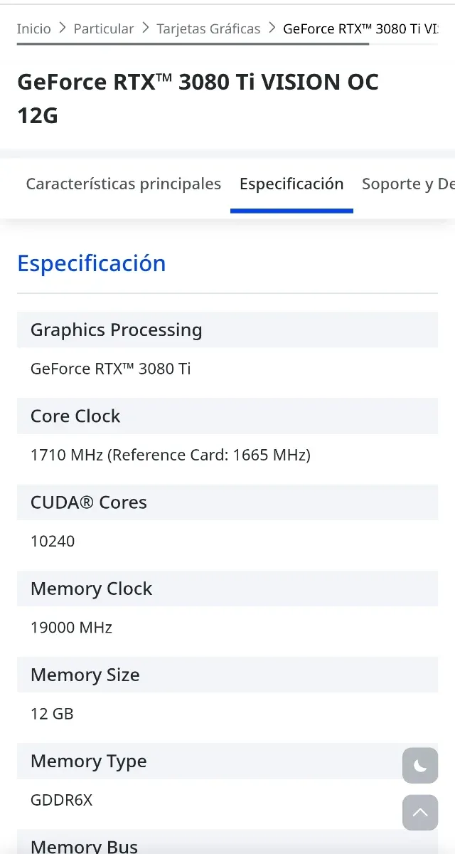 Gigabyte RTX 3080 Ti Vision OC con refr. líquida afbeelding 5